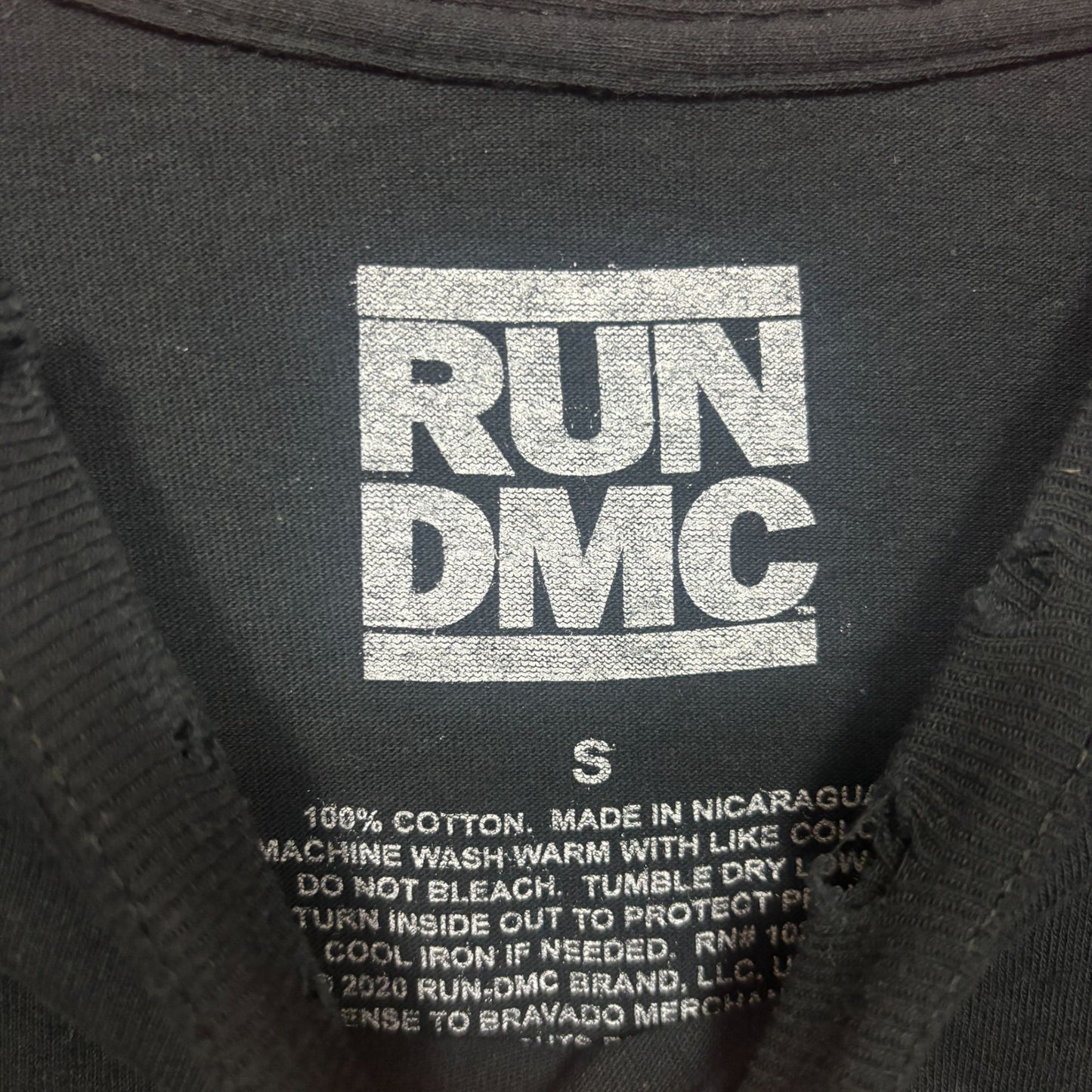 Run DMC Gold Donkey Ropes Raising Hell Distressed Rap Tee S