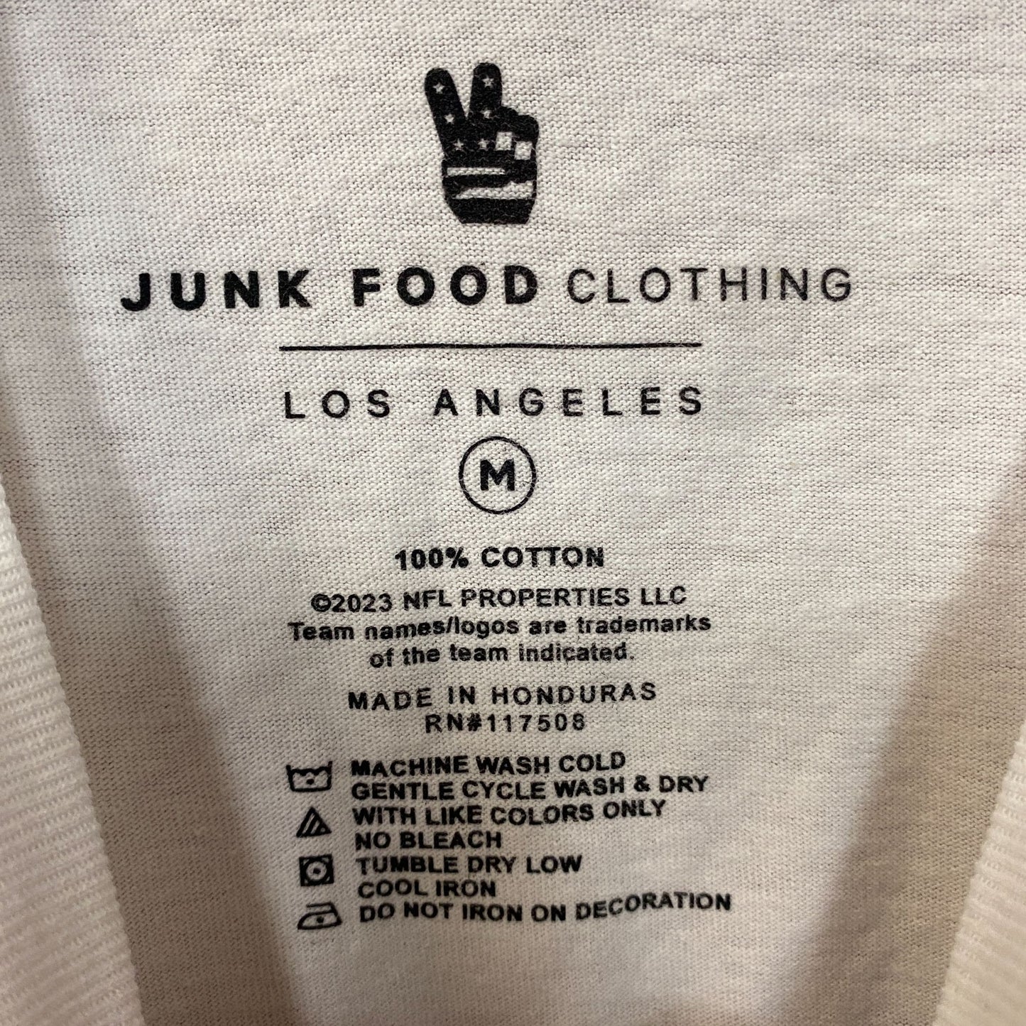 Junk Food Clothing Pittsburgh Steelers NFL Retro White T-Shirt Medium