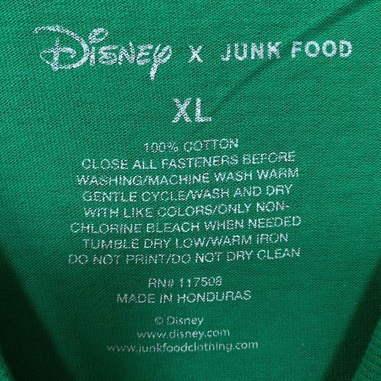 Junk Food Kelly Green Boston Celtics Disney Mickey Squad T-Shirt XL