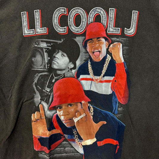 LL Cool J East Coast Rapper Collage Rock the Bells Rap Tee M