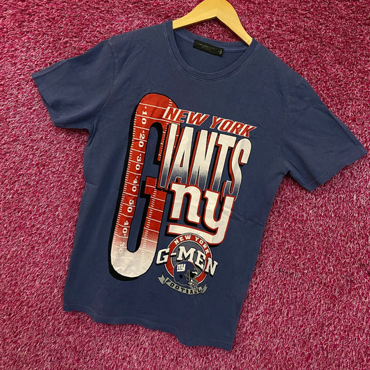 Junk Food Clothing New York Giants G-Men Graphic Women's T-Shirt Medium