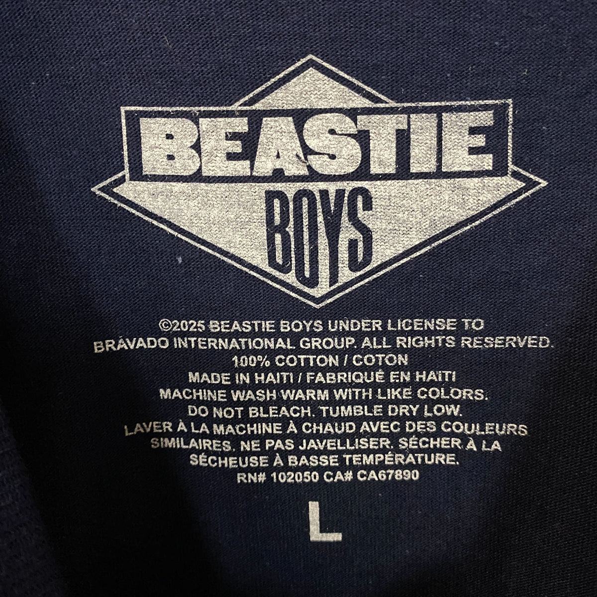 Beastie Boys Rap Basketball Tshirt size Large
