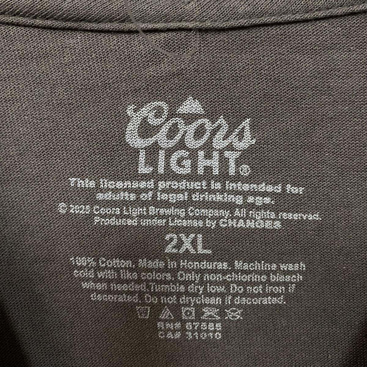 Coors Light Racing 38 Graphic T-Shirt 2XL