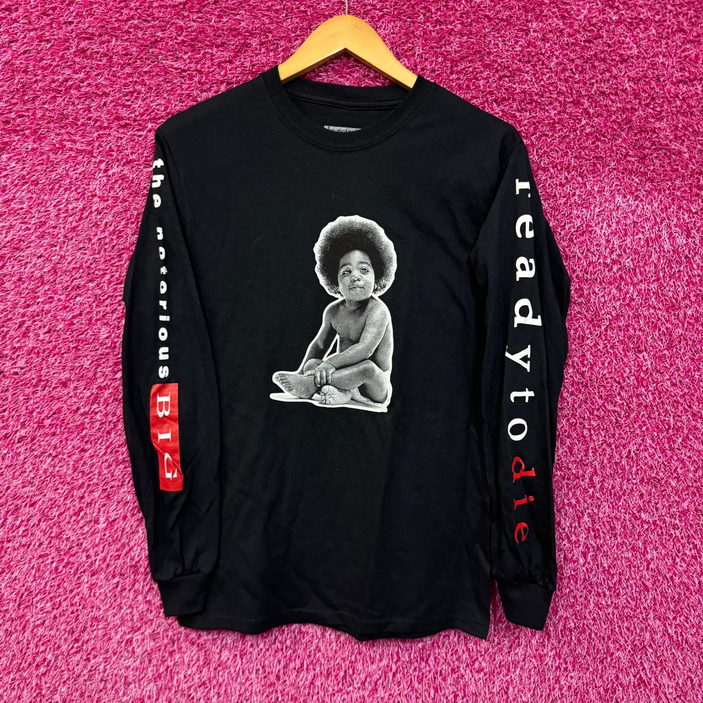 Biggie smalls Ready To Die l/s shirt size small