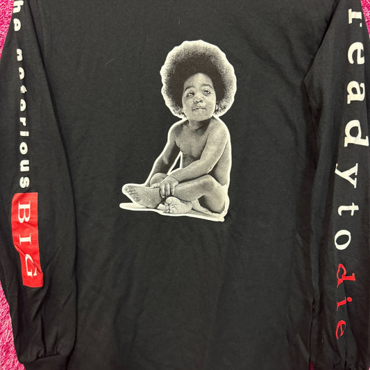 Biggie smalls Ready To Die l/s shirt size small