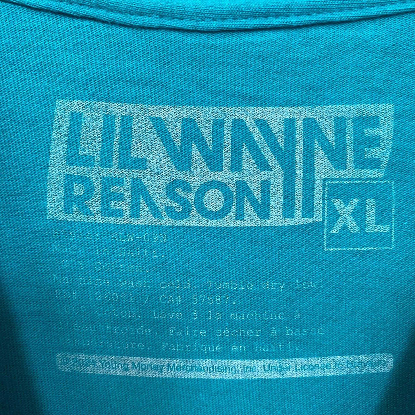 Lil Wayne Tha Carter III A Milli Graphic Design Blue T-Shirt XL
