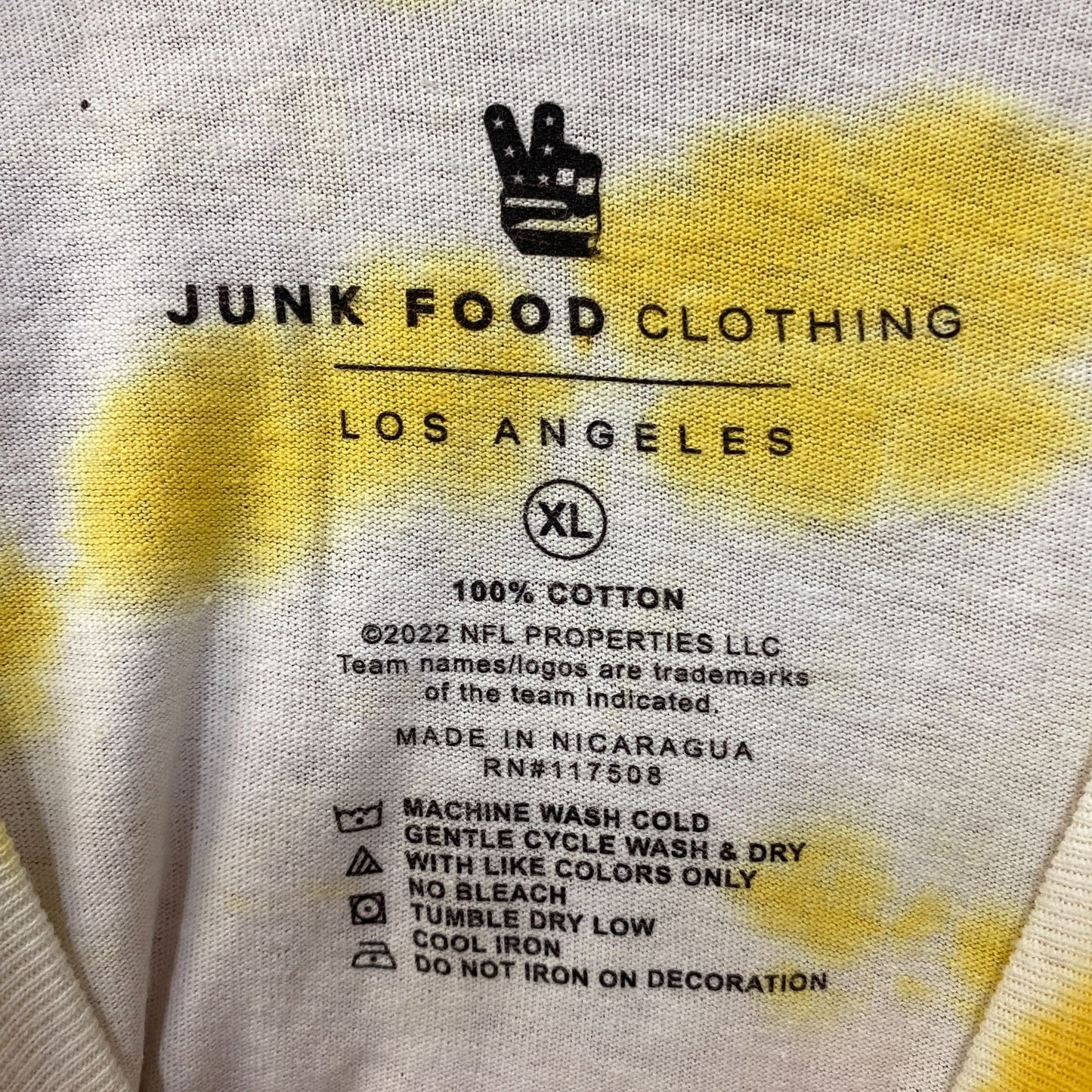 NFL Franchise AFC West Los Angeles Chargers Tie-Dye Long Sleeve XL