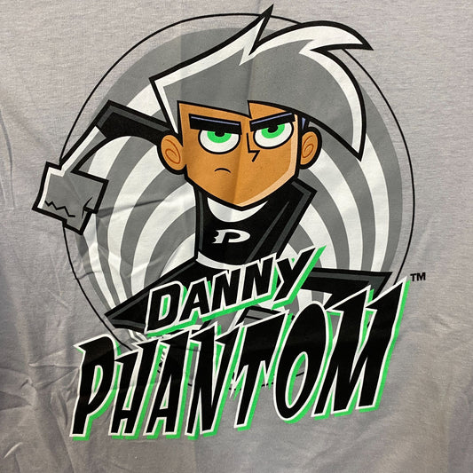 Nickelodeon Danny Phantom Spiral Retro Cartoon T-Shirt Small