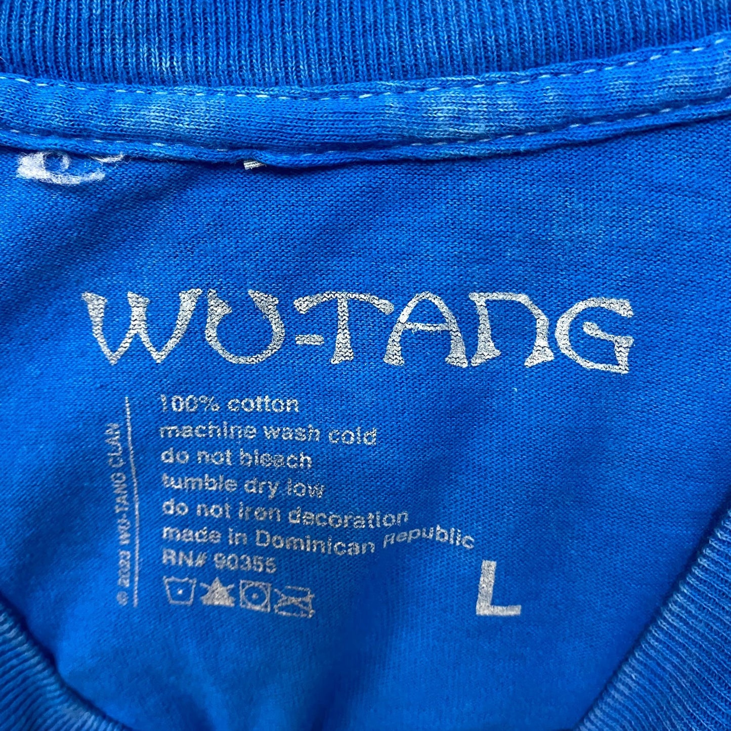 Wu-Tang Clan Live At "The Fever It" Blue T-Shirt Large