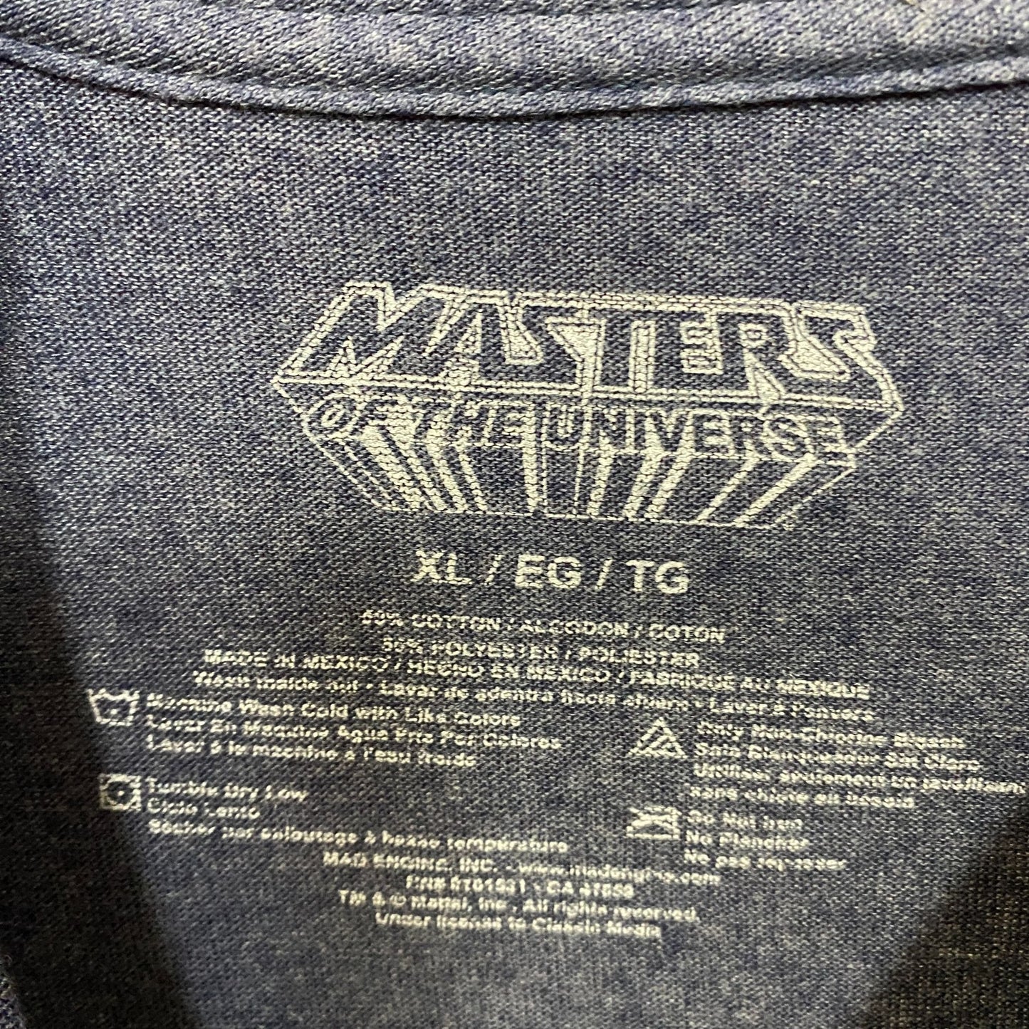 Master Of The Universe He- Man Squad Graphic Design T-Shirt XL