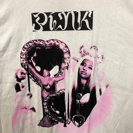 Nicki Minaj Heart Collage Pink Friday 2 T-Shirt Large