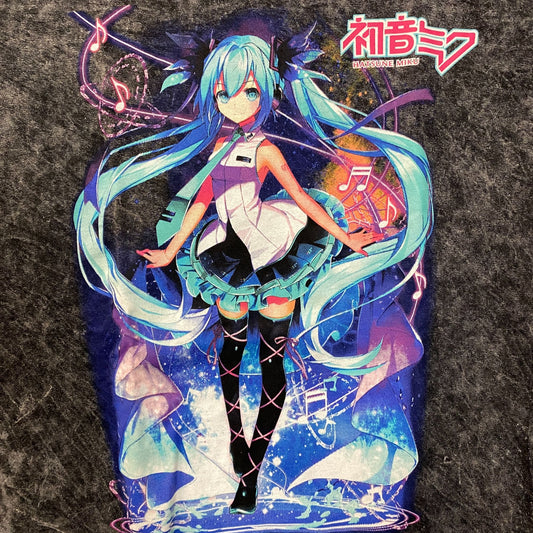Hatsune Miku The Power of Music Tshirt size XL