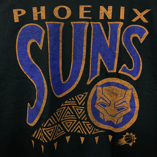 Junk Food Phoenix Suns NBA x Marvel Black Panther Wakanda Forever T-Shirt XL