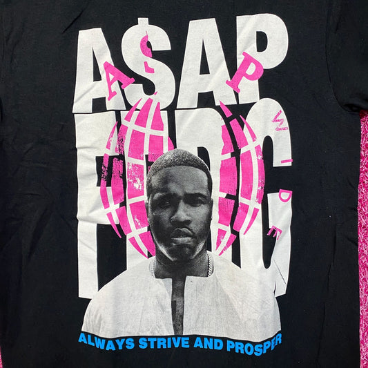 Asap Ferg Always Strive and Prosper Hip Hop Tshirt size Small