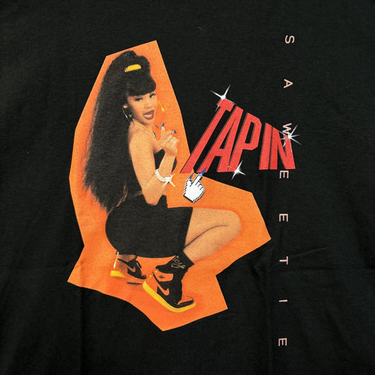 Saweetie Tap In Twerk Hot Girl Summer Hip Hop Tee L