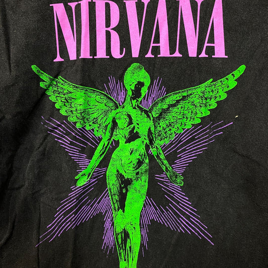 Nirvana In Utero Graphic Design T-Shirt Medium