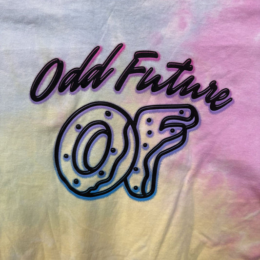 Odd Future Donut Logo tiedye Tee size small