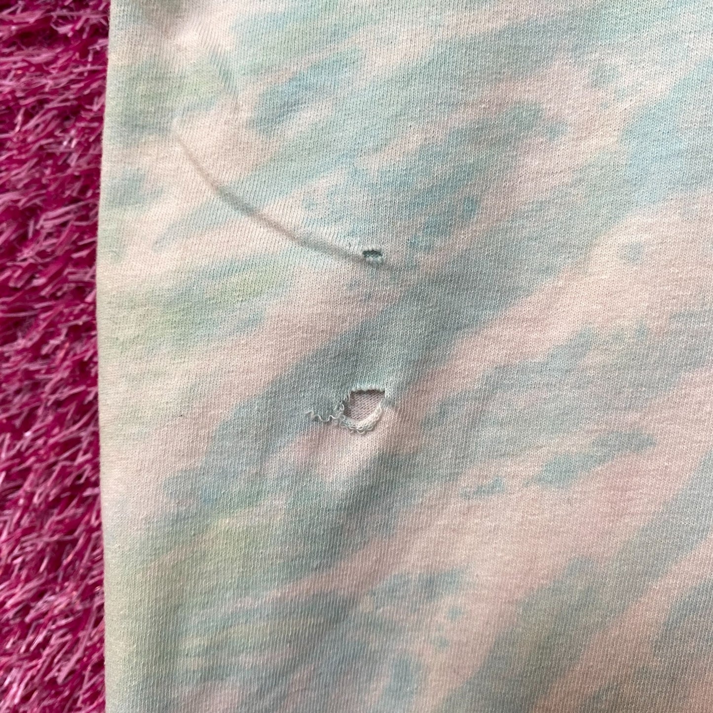 The Rolling Stones Hot Lips Pop Art Rock Pastel Tie Dye XL