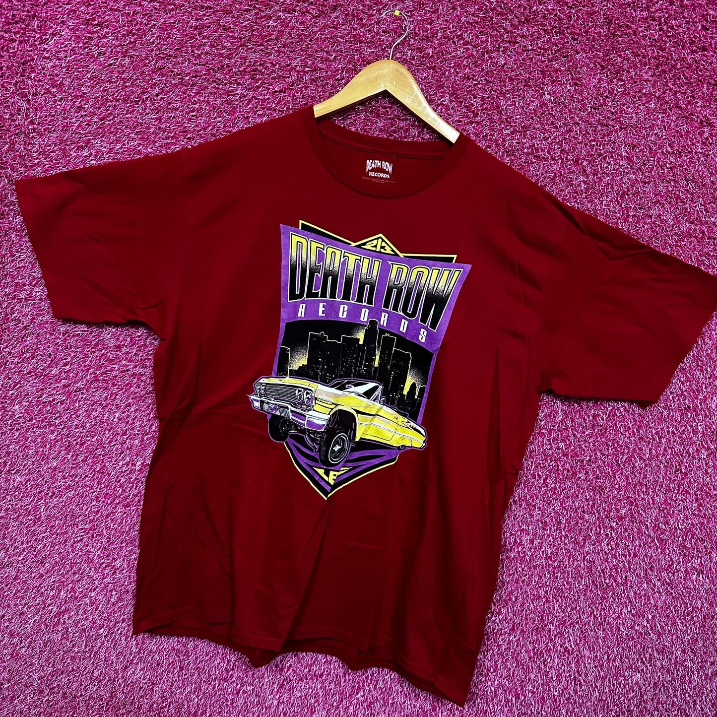 Death Row Records Hip Hop Tshirt size Red Tee 2X