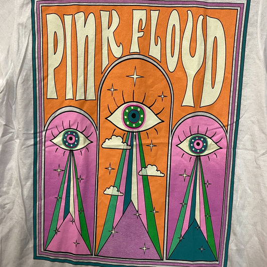 Pink Floyd All Seeing Eye Graphic Rock Band T-Shirt Small