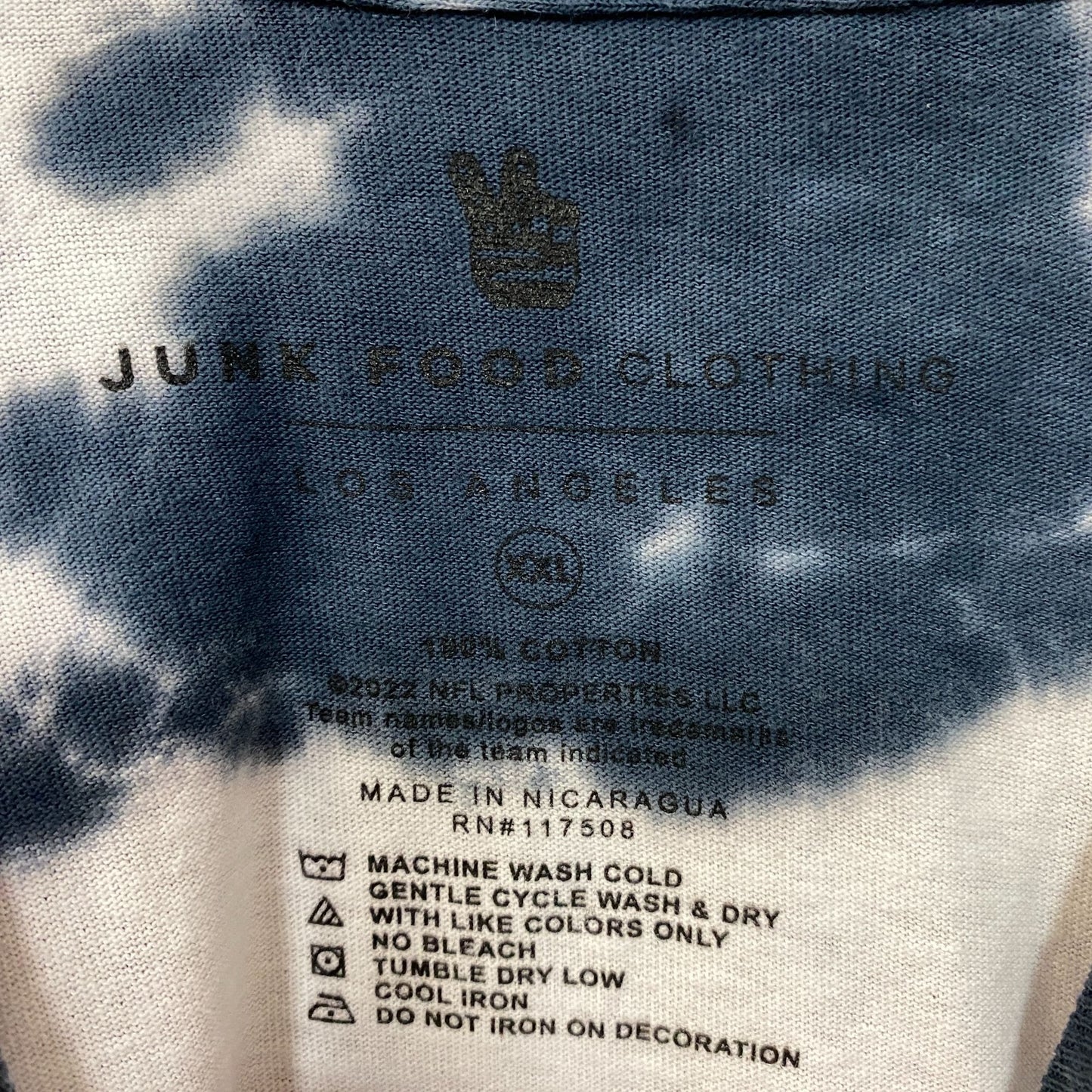 NFL AFC South Tennessee Titans Tie-Dye Long Sleeve Shirt 2XL