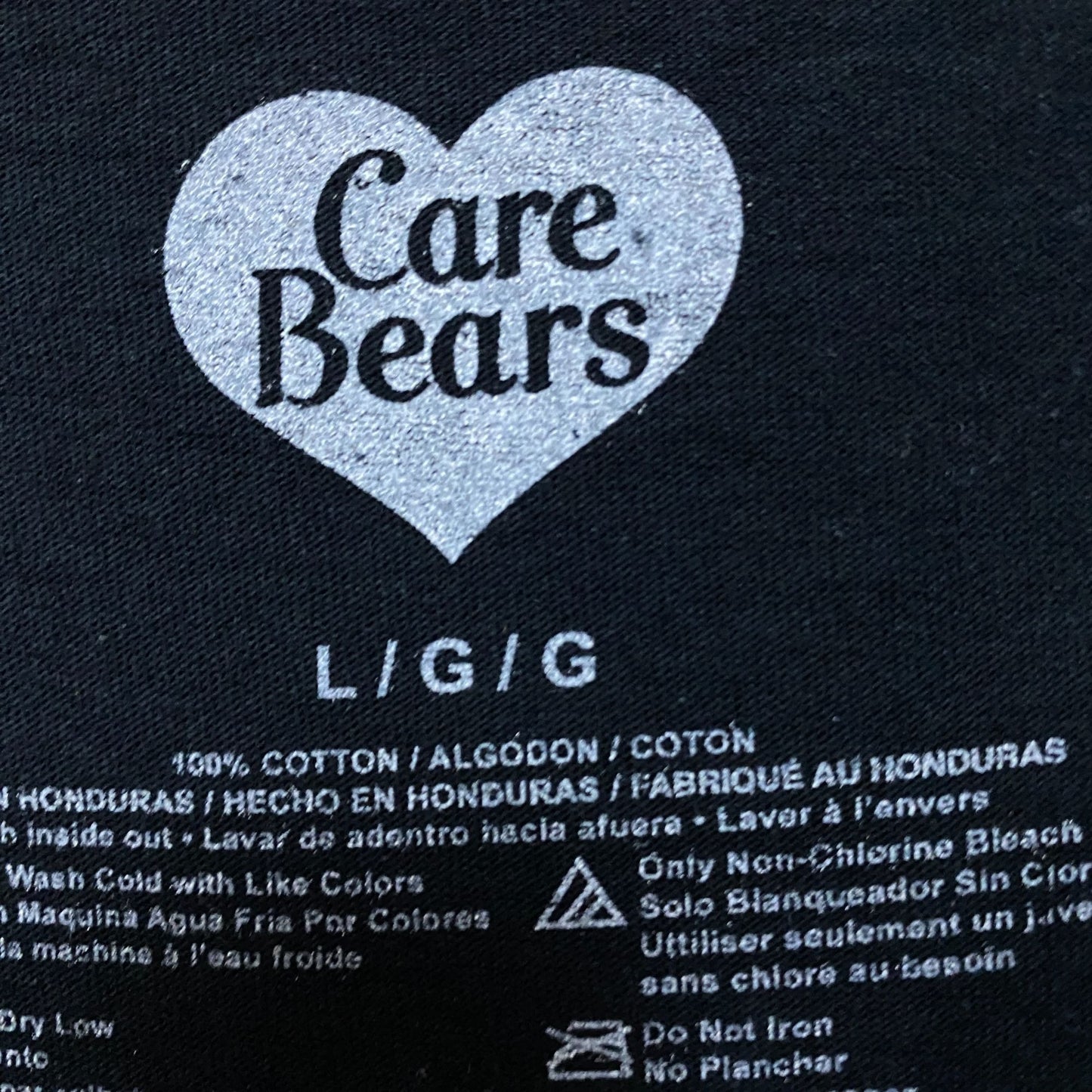 Care Bears Funshine Bear Cheer Bear Wish Bear Hug Life Tee L