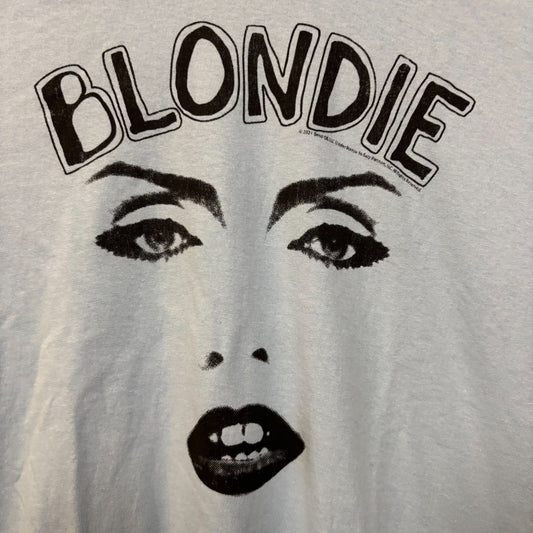 Blondie Parallel Lines Debbie Harry Face T-shirt 2XL