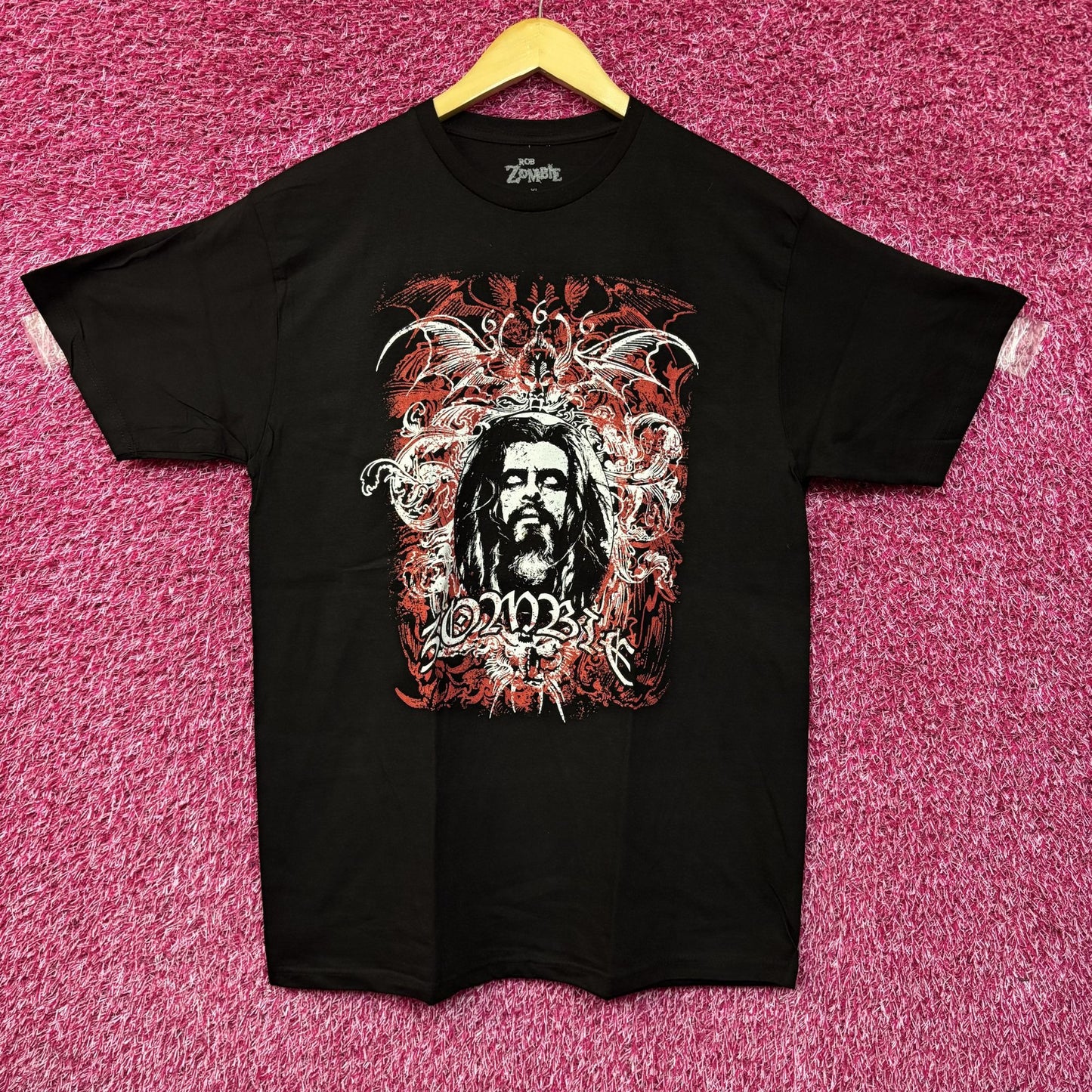 Rob Zombie 666 Black Graphic T-Shirt XL
