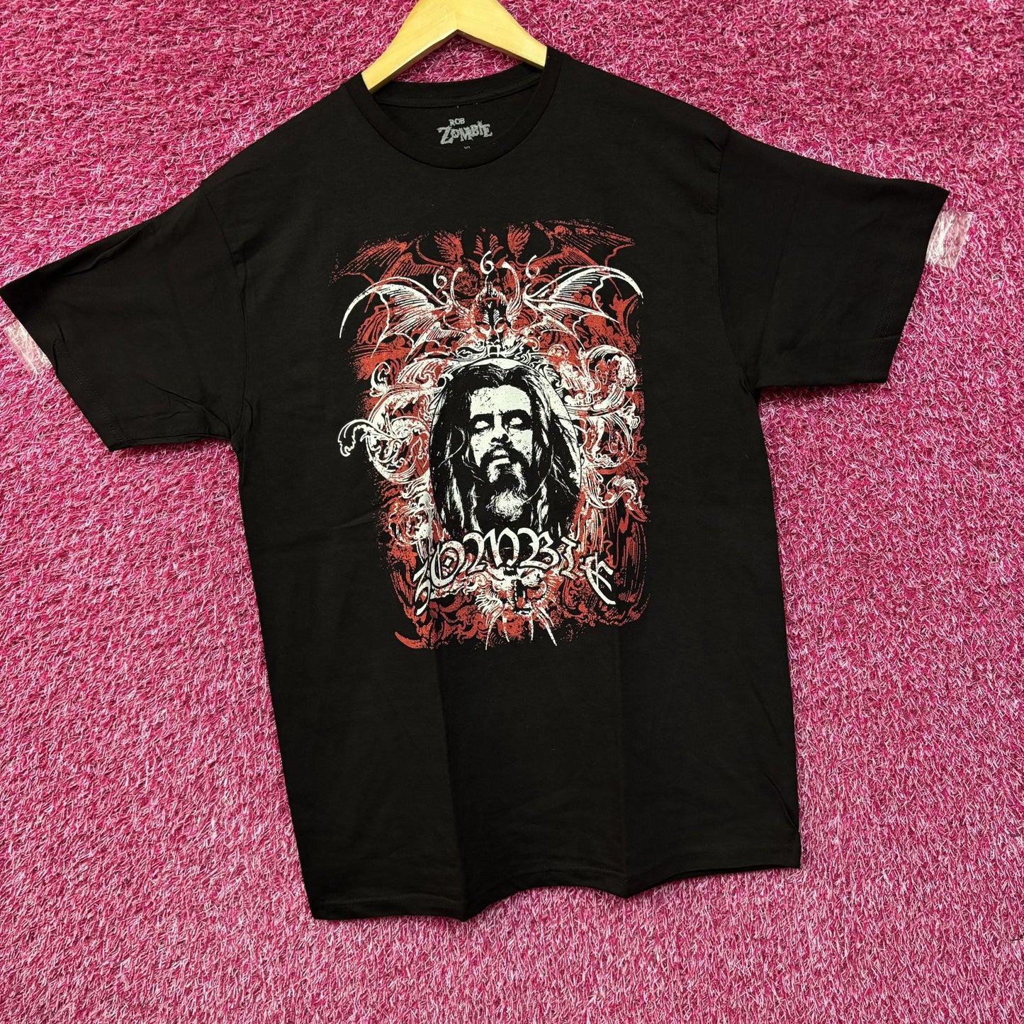 Rob Zombie 666 Black Graphic T-Shirt XL
