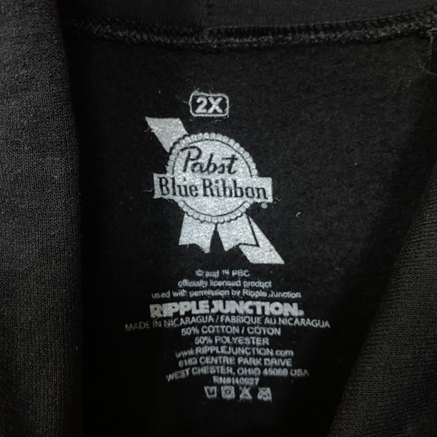 Pabst Blue Ribbon Racing Since 1844 Hoodie 2X