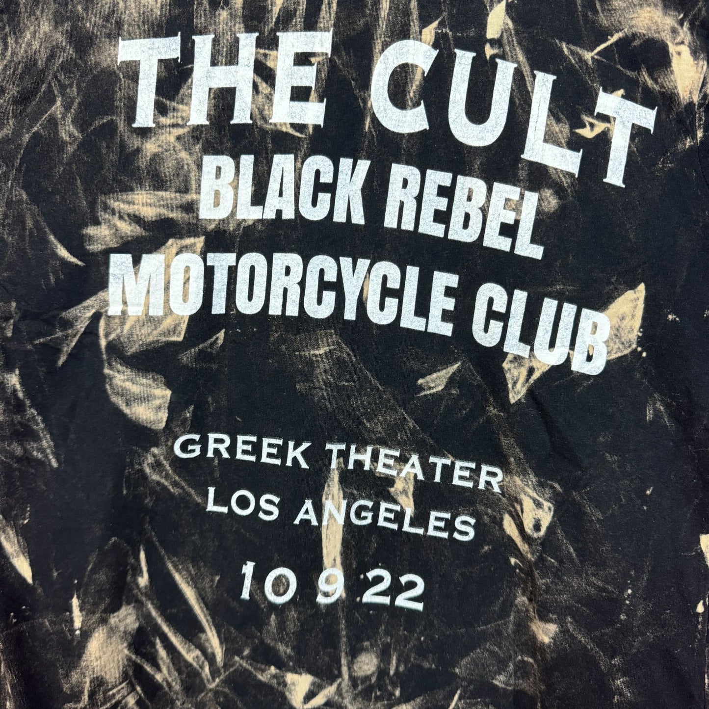 The Cult Sonic Temple Goth Show at the Greek Bleach Dye small