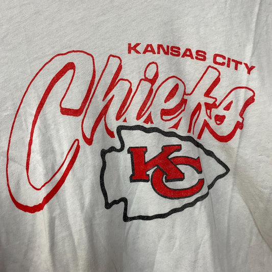 Junk Food NFL Kansas City Chiefs Long Sleeve Cropped T-Shirt Medium