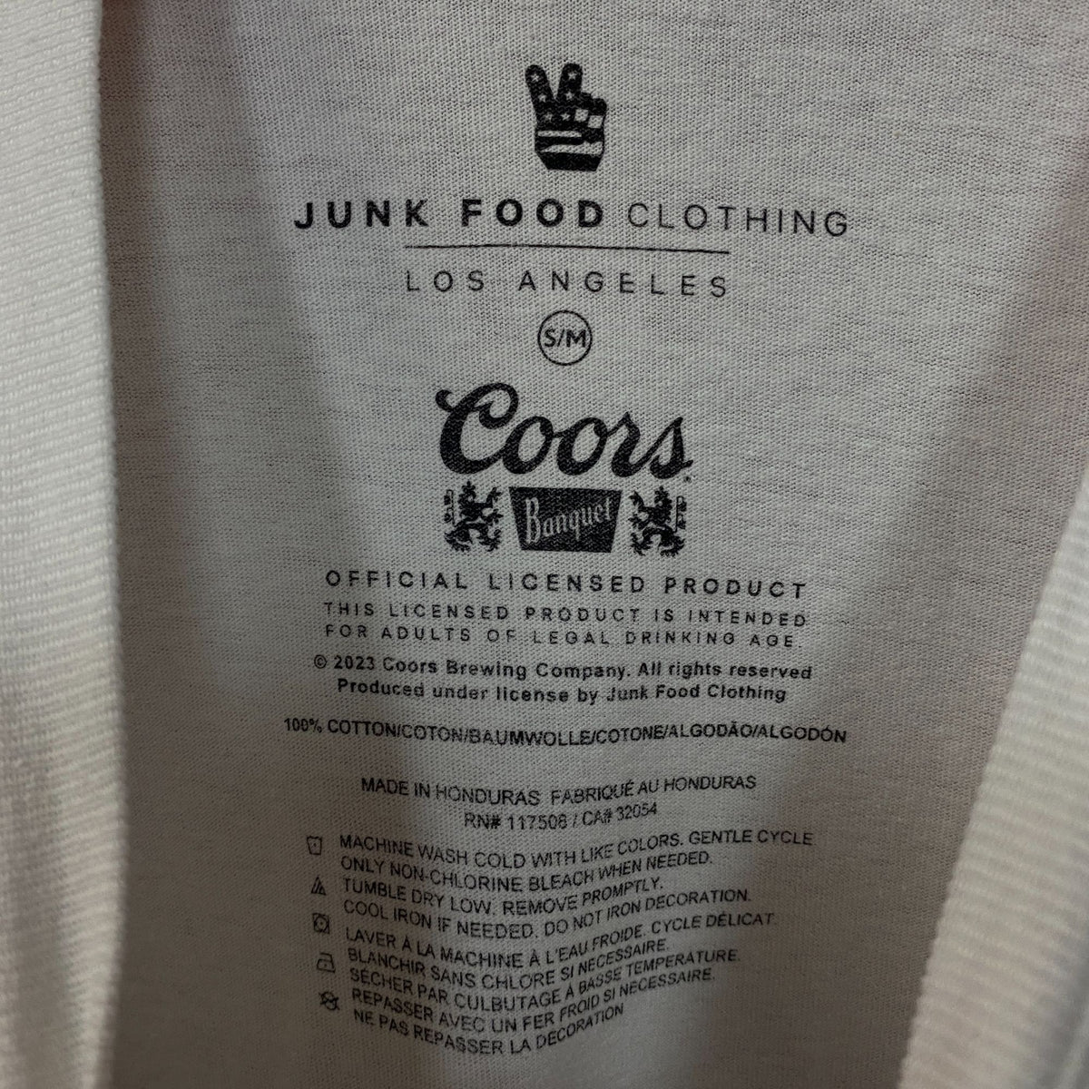 Coors Banquet Rooted in the West Vintage Style Tee Medium