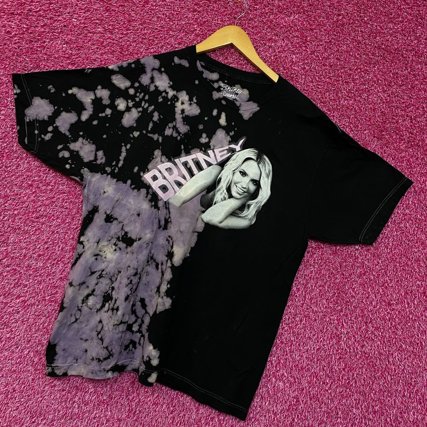 Britney Spears Oops I Did It Again Album Art Pop Tie Dye O/S