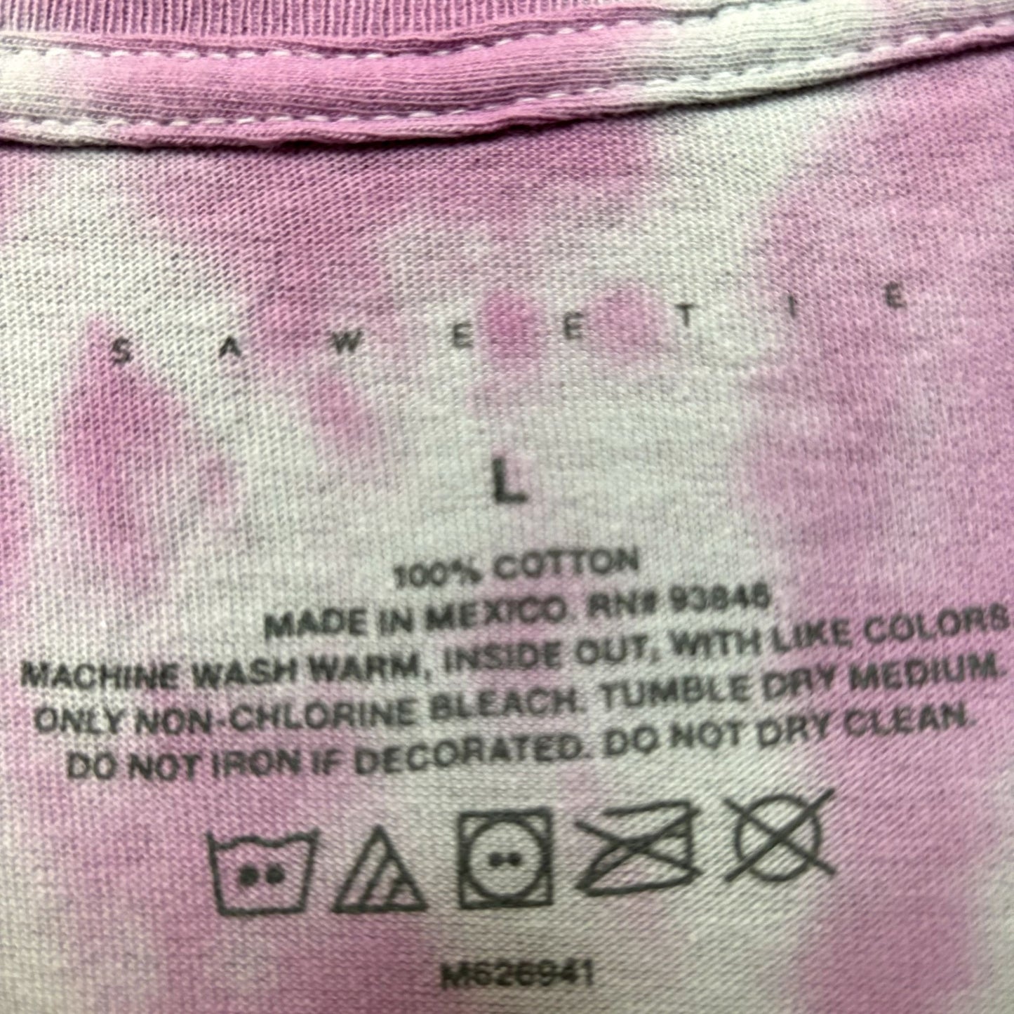 Saweetie Icy Wifey High Maintenance ICY GRL Rap Tie Dye L