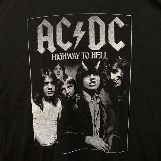 AC/DC Highway to Hell Album Cover Oversized Hard Rock Tee 2X