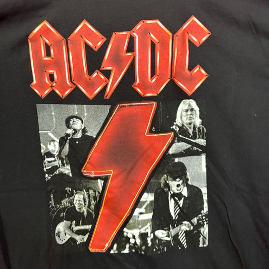 AC/DC Pwr Up Live in Concert Poster Heavy Metal Band Tee XL