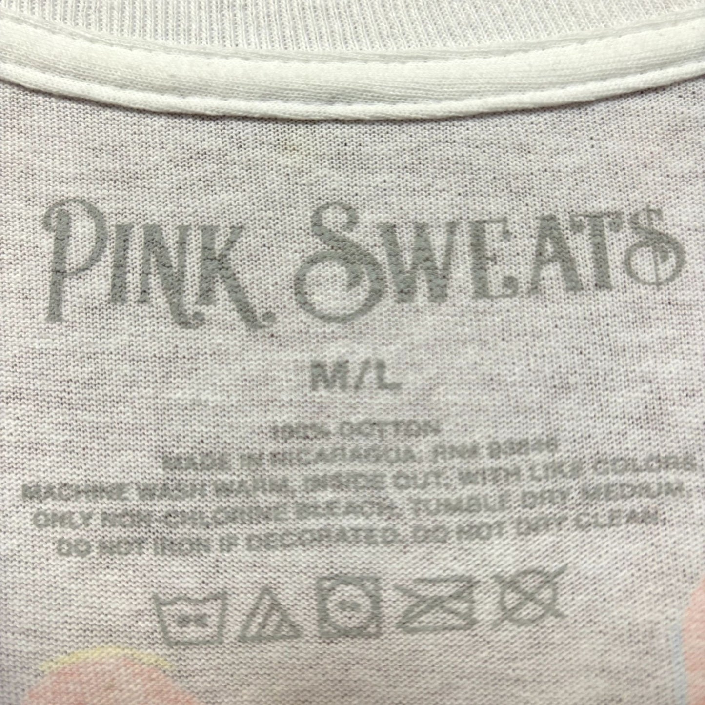 Pink Sweat$ Rocket Bear Pink Planet Soul Hip Hop Long Sleeve M/L