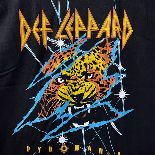 Def Leppard Pyromania Album Cover Art T-Shirt Large