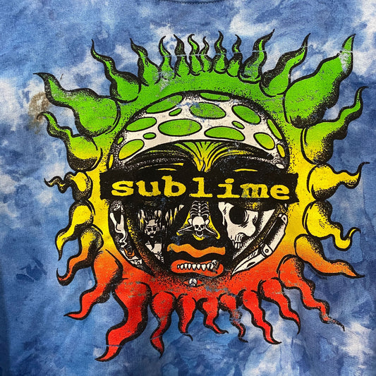 Sublime Sun Logo tiedye Crewneck size Large