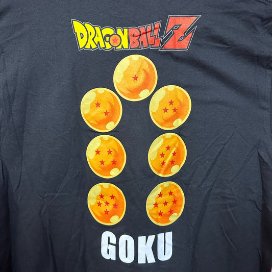 Dragon Ball Z Super Saiyan Goku and the 7 Dragon Balls Tee L