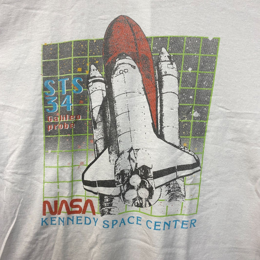 NASA STS 34 Galileo Probe Kennedy Space Center Promo Tee L