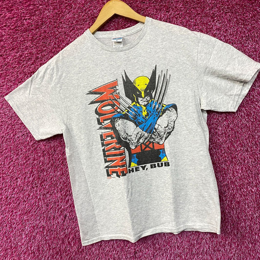 Wolverine X-Men Hey Bud Marvel Vintage Style T-Shirt Medium