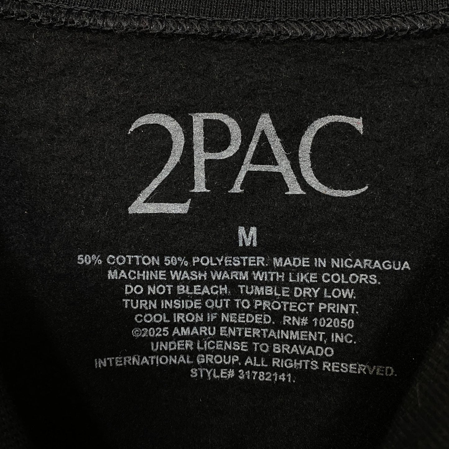 2Pac "Against All Odds" Graphic Crewneck Sweatshirt Medium