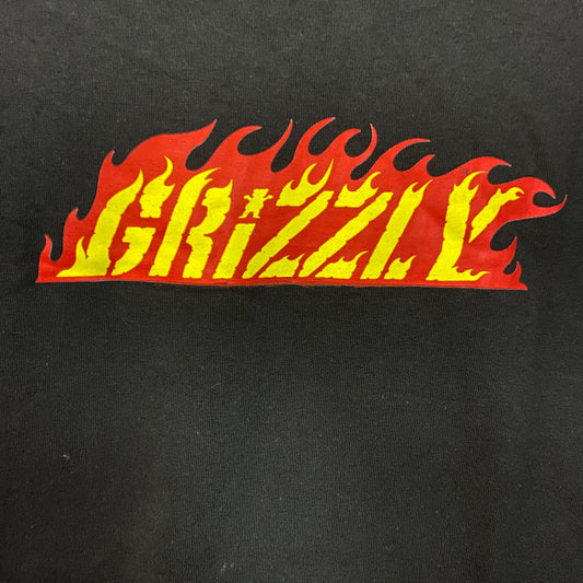 Grizzly Griptape Hot Rod Flames T-Shirt Medium.