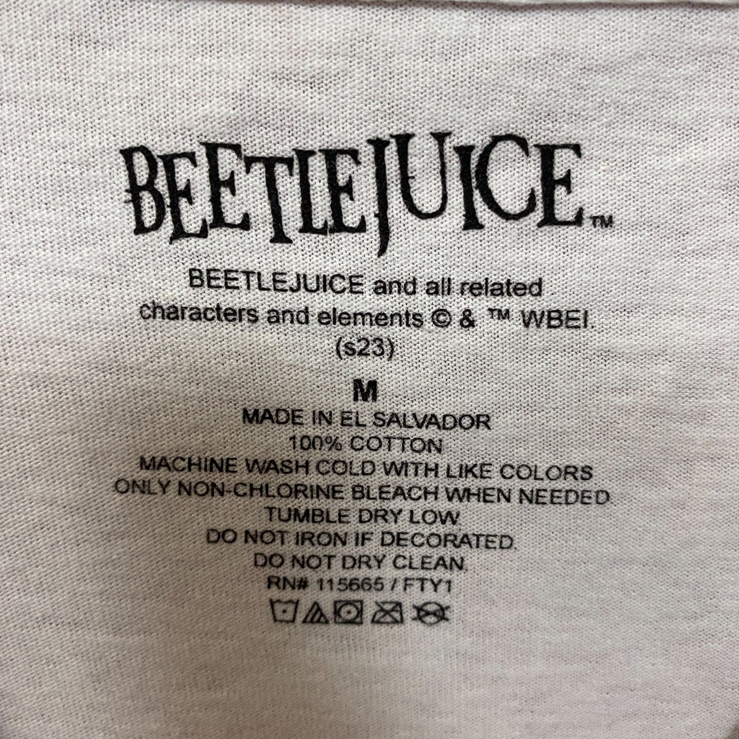 Beetlejuice Face Jumbo Graphic T-Shirt Medium