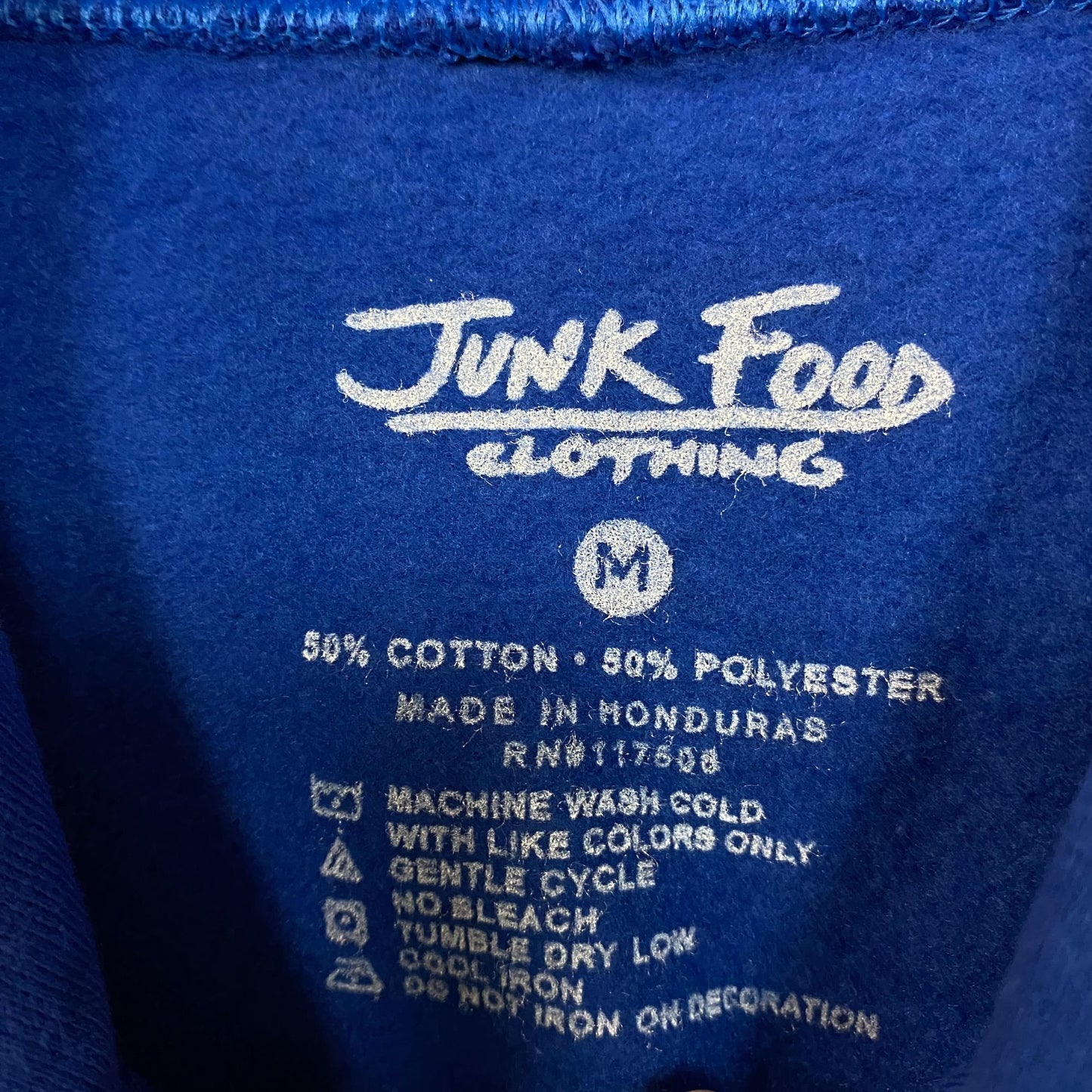 Junk Food Ford Bronco Classic Logo Pullover Hoodie Medium
