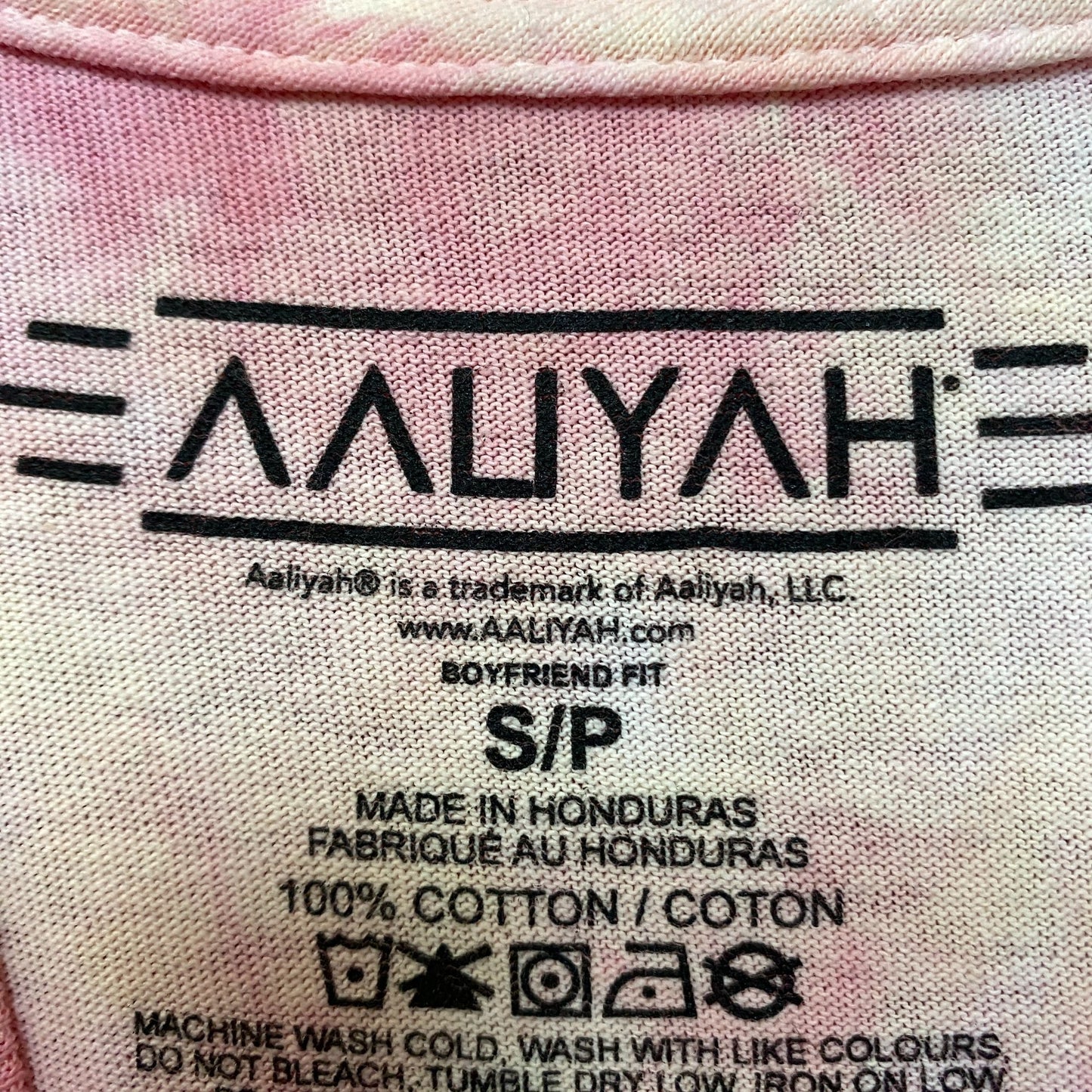 Aaliyah Tie dye Retro Style RnB Tshirt size Small