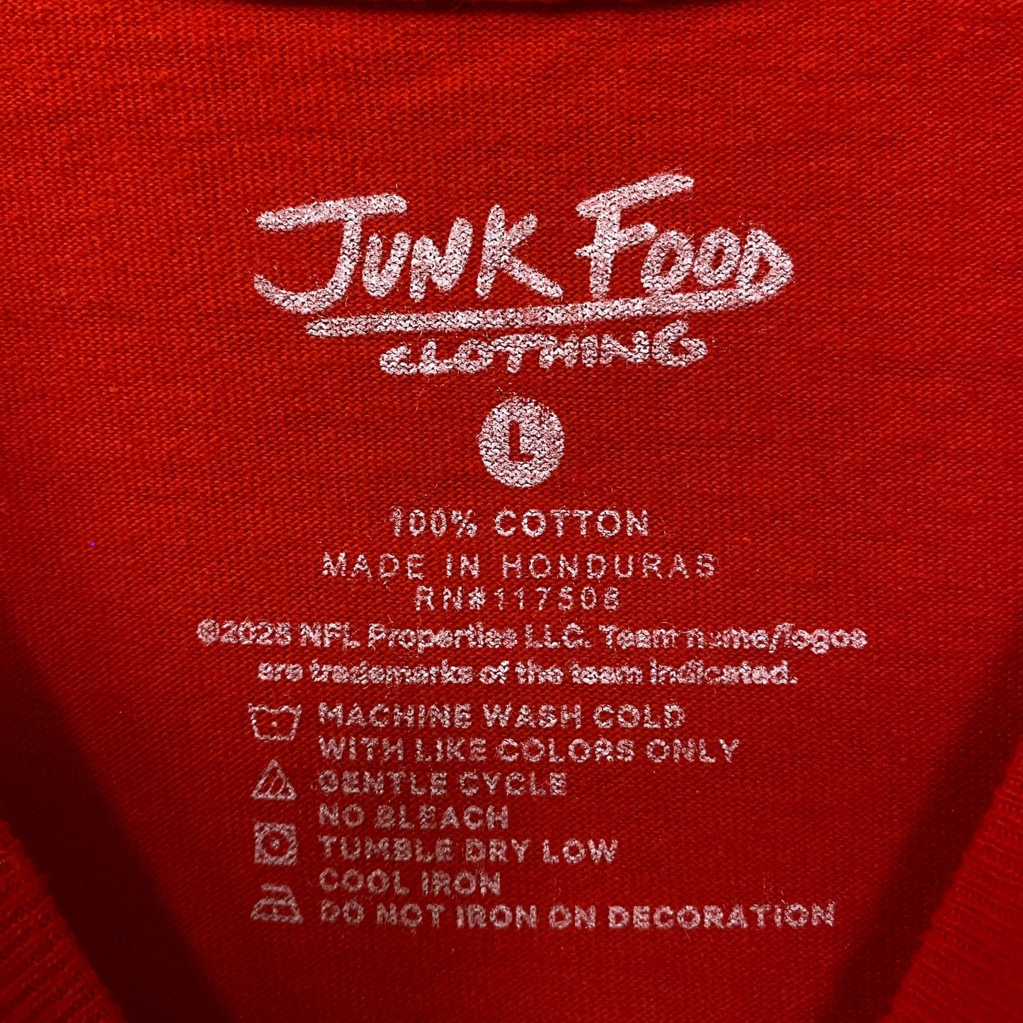 Junk Food San Francisco 49ers Graphic T-Shirt Large
