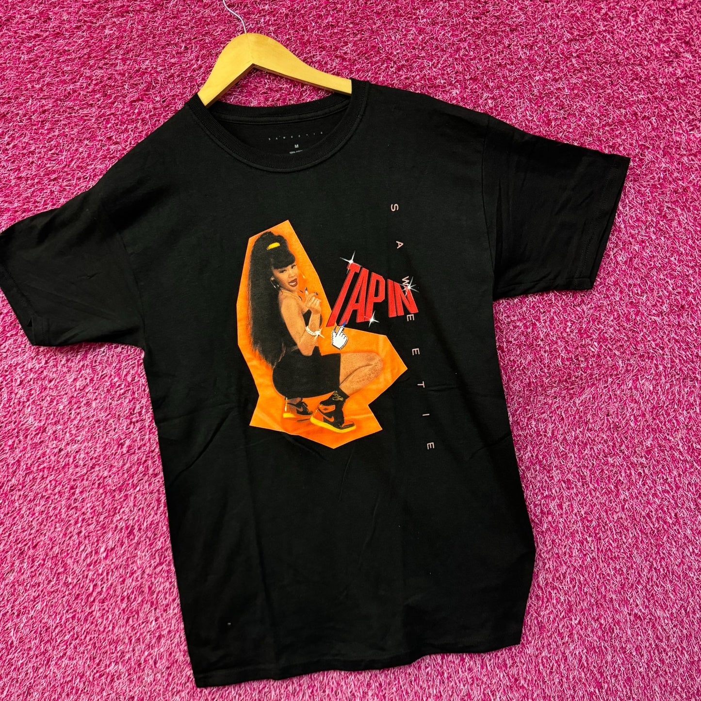 Saweetie Tap In Pretty B Music Hot Girl Summer Rap Tee M